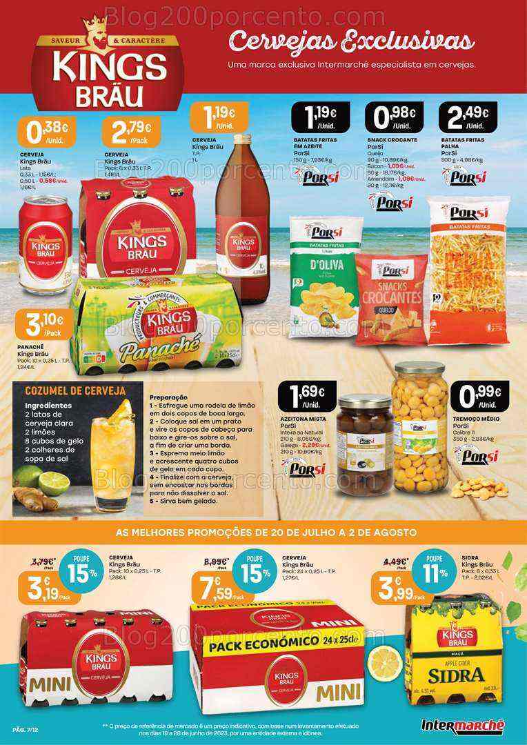 Antevisão Folheto INTERMARCHÉ Especial Mariscos Promoções de 20 julho a 2 agosto