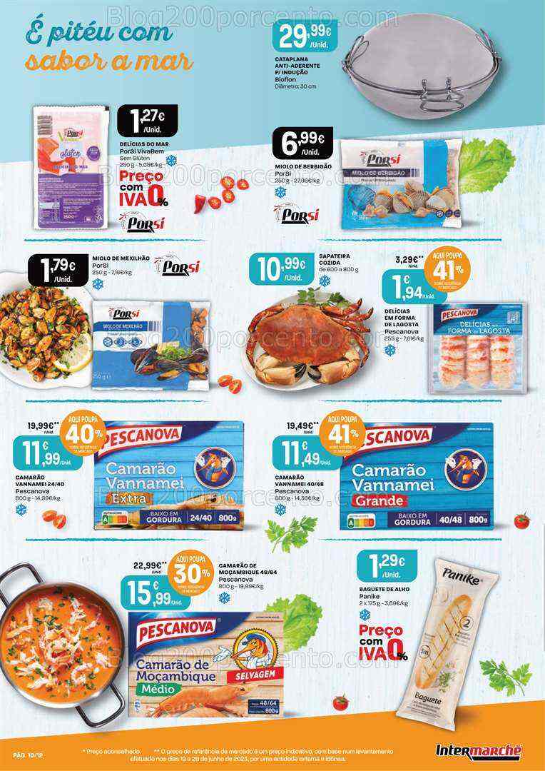 Antevisão Folheto INTERMARCHÉ Especial Mariscos Promoções de 20 julho a 2 agosto