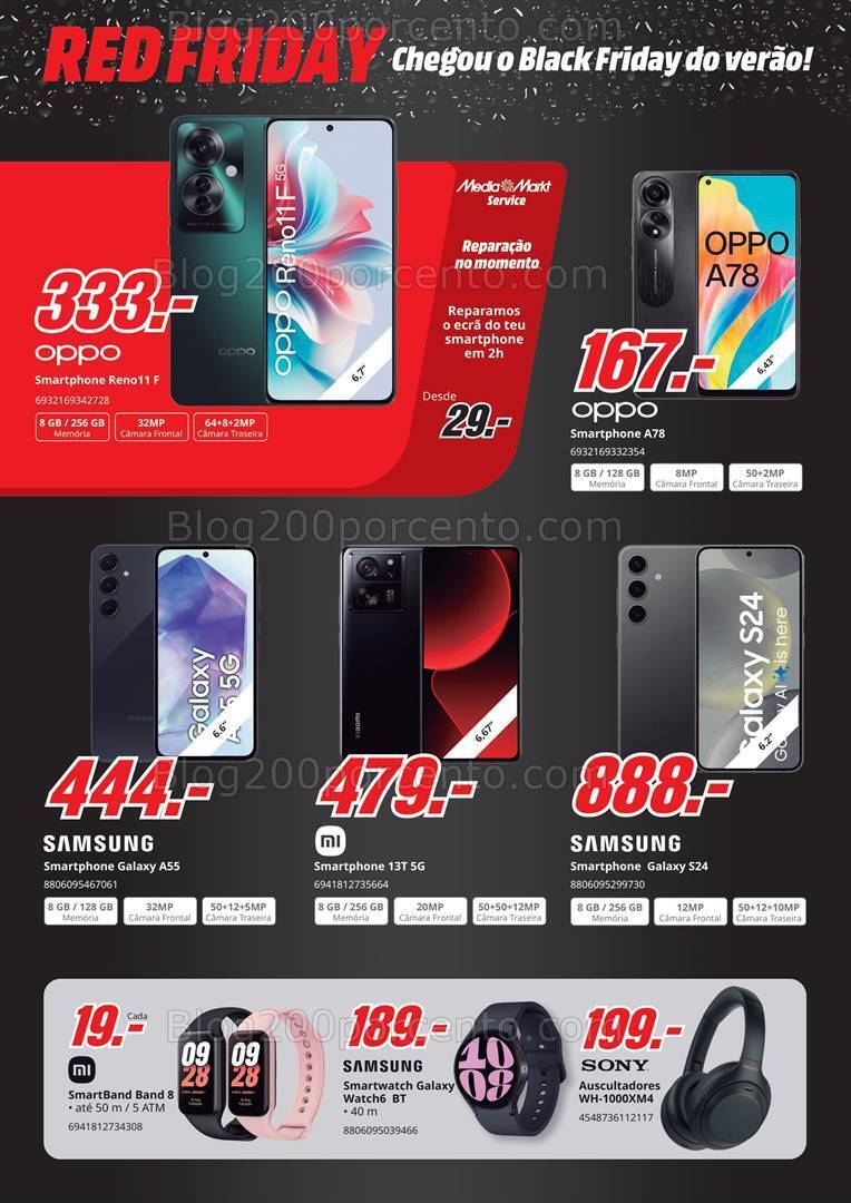 Antevisão Folheto MEDIAMARKT Red Friday Promoções de 27 junho a 2 julho