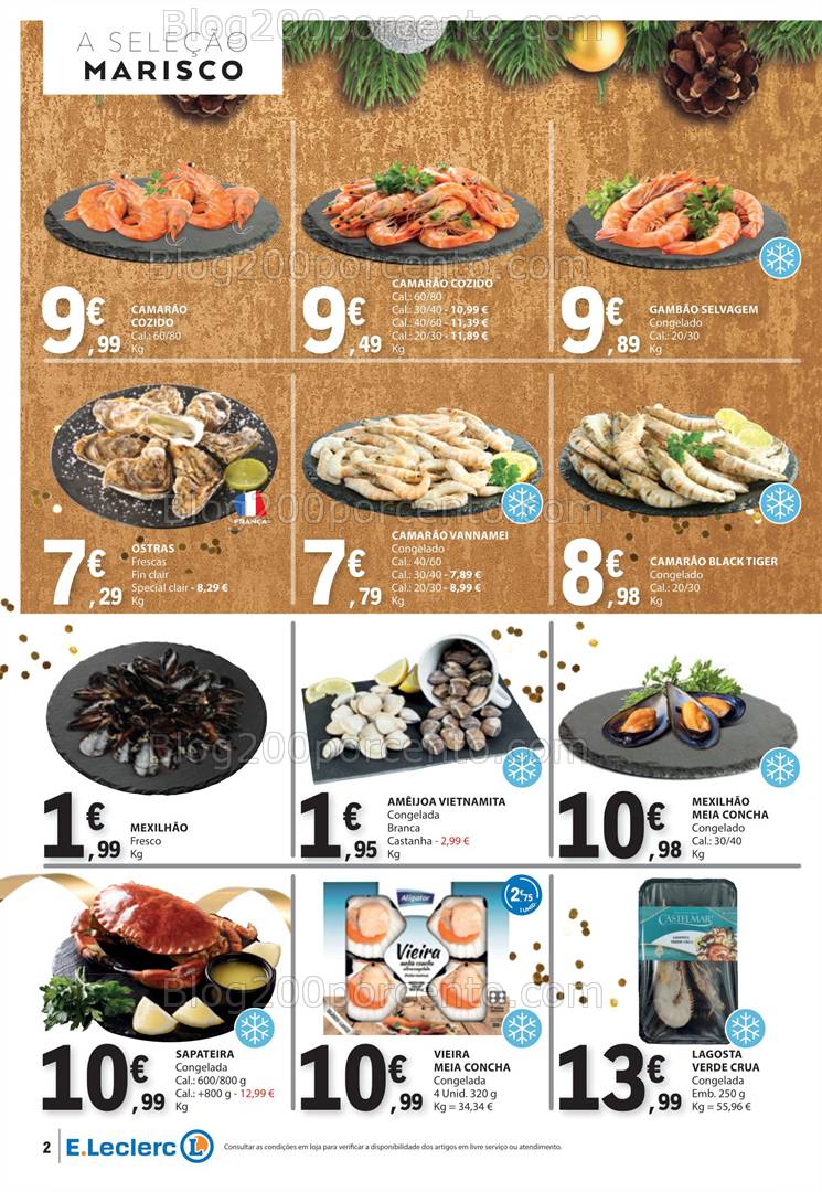 Antevisão Folheto E-LECLERC Especial Ano Novo Promoções de 26 a 31 dezembro