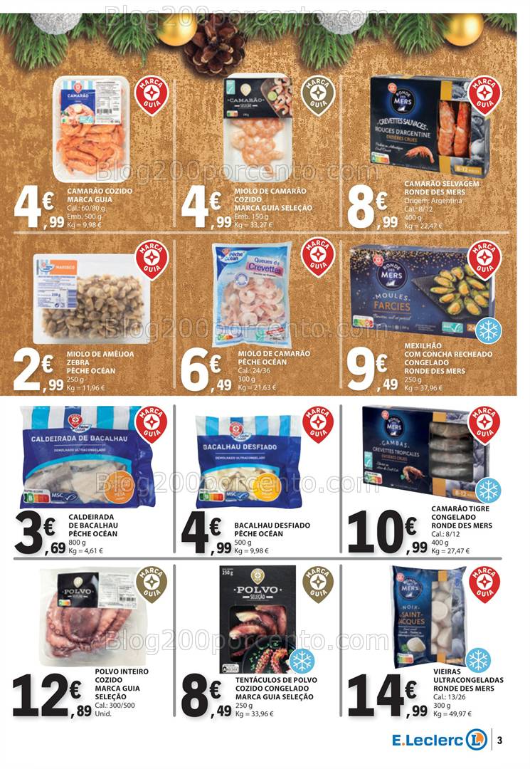 Antevisão Folheto E-LECLERC Especial Ano Novo Promoções de 26 a 31 dezembro