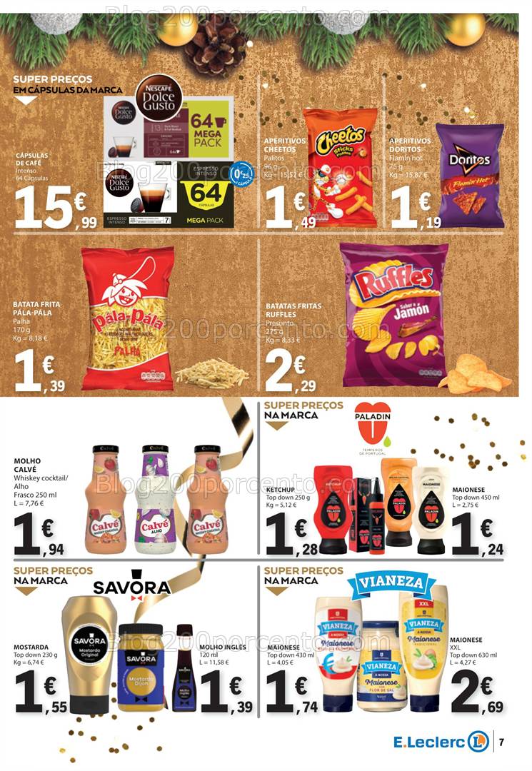 Antevisão Folheto E-LECLERC Especial Ano Novo Promoções de 26 a 31 dezembro