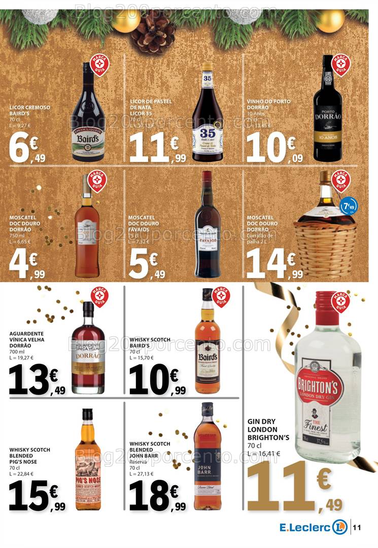 Antevisão Folheto E-LECLERC Especial Ano Novo Promoções de 26 a 31 dezembro