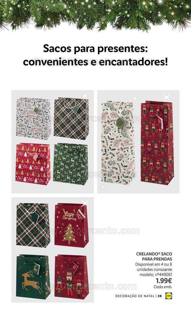 Antevisão Folheto LIDL Especial Decoração de Natal Promoções a partir de 26 outubro