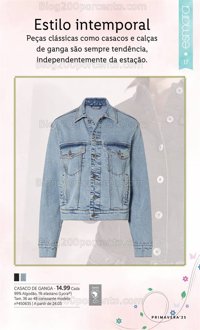 Antevisão Folheto LIDL Moda Primavera Promoções a partir de 6 março