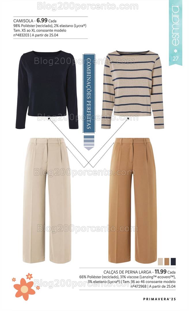 Antevisão Folheto LIDL Moda Primavera Promoções a partir de 6 março