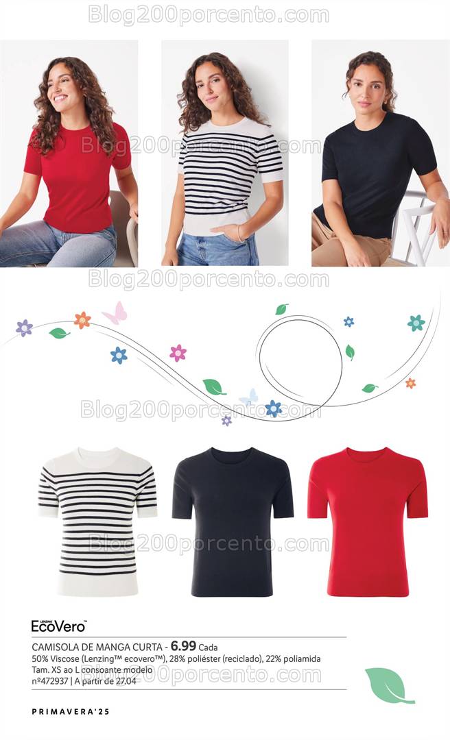 Antevisão Folheto LIDL Moda Primavera Promoções a partir de 6 março