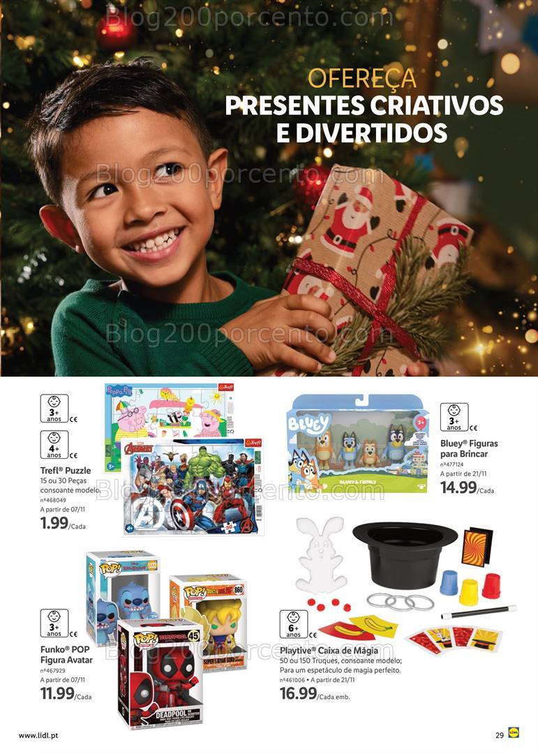 Antevisão Folheto LIDL Especial Brinquedos Promoções a partir de 14 novembro