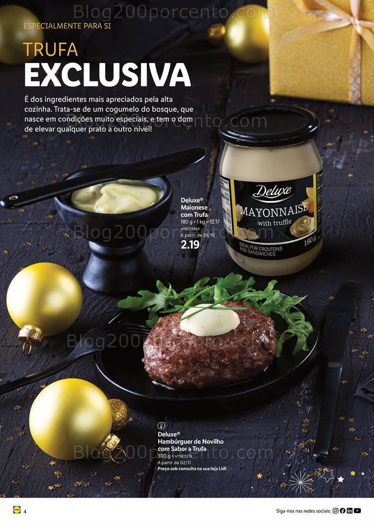 Antevisão Folheto LIDL Natal Promoções a partir de 2 novembro