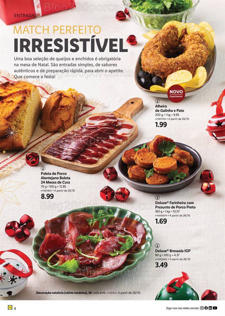 Antevisão Folheto LIDL Natal Promoções a partir de 2 novembro