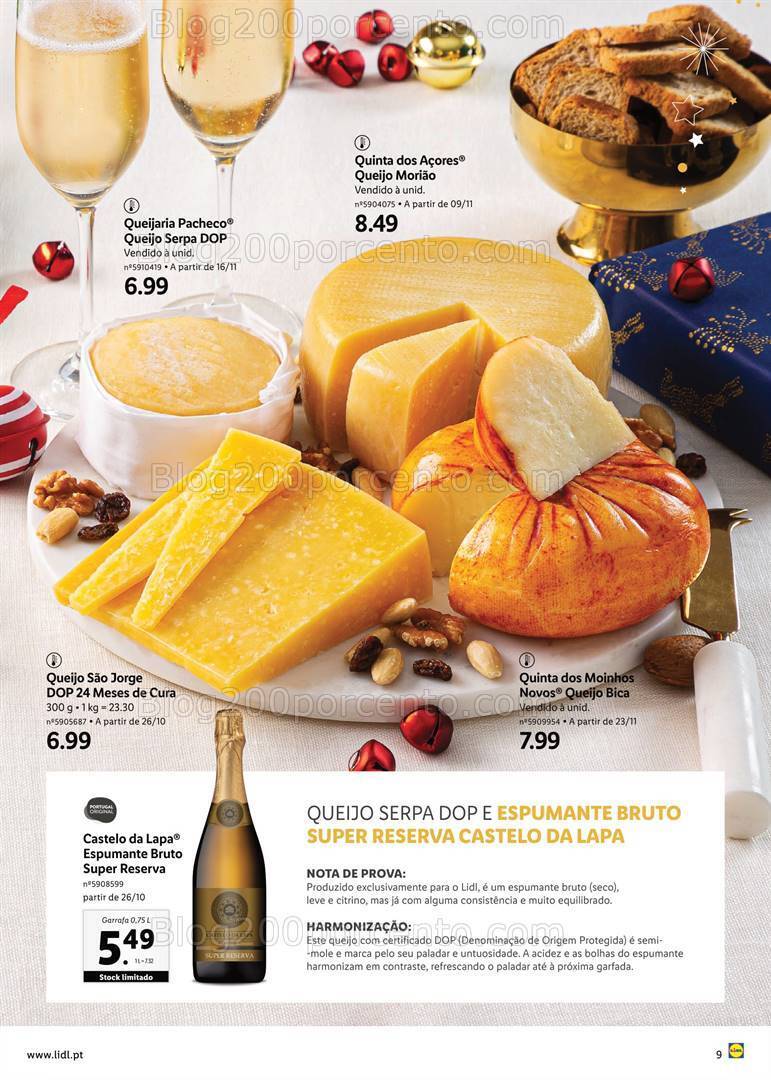 Antevisão Folheto LIDL Natal Promoções a partir de 2 novembro