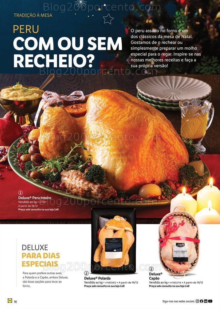 Antevisão Folheto LIDL Natal Promoções a partir de 2 novembro