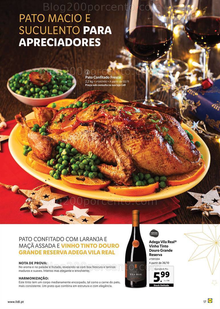 Antevisão Folheto LIDL Natal Promoções a partir de 2 novembro