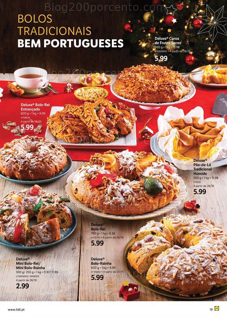 Antevisão Folheto LIDL Natal Promoções a partir de 2 novembro