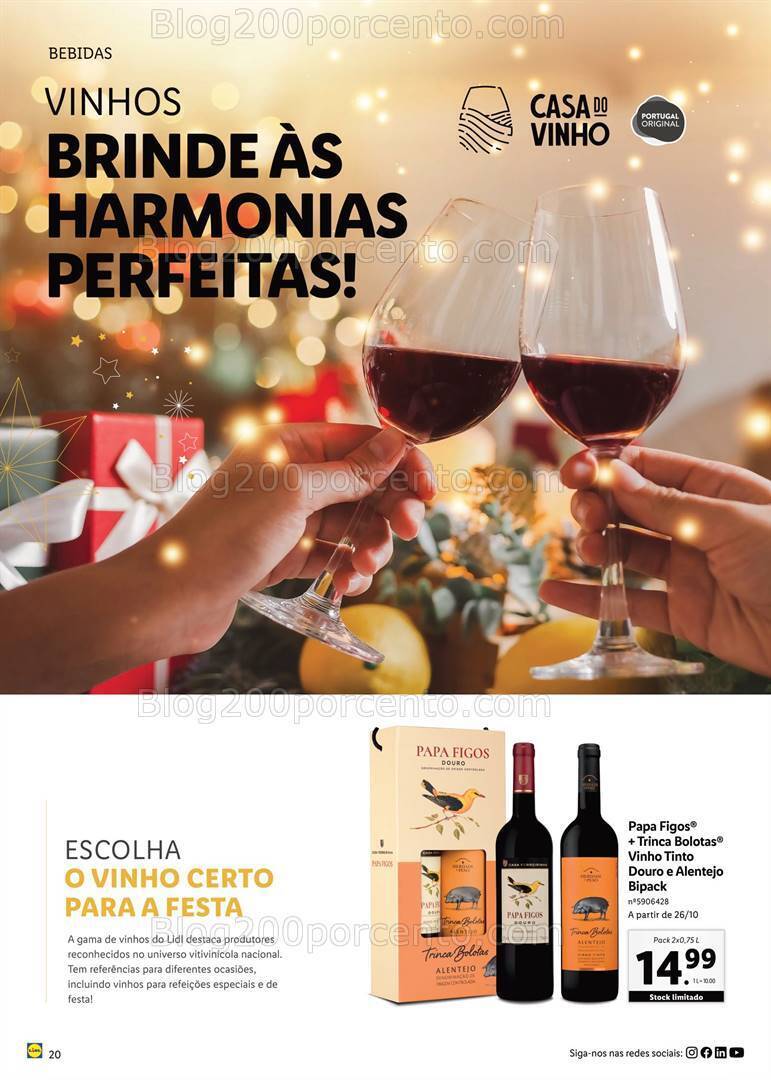Antevisão Folheto LIDL Natal Promoções a partir de 2 novembro