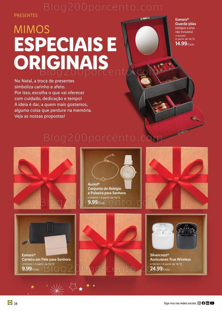 Antevisão Folheto LIDL Natal Promoções a partir de 2 novembro
