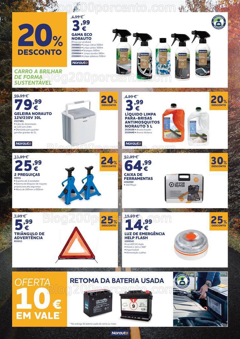 Antevisão Folheto NORAUTO Outono Promoções de 18 outubro a 5 dezembro