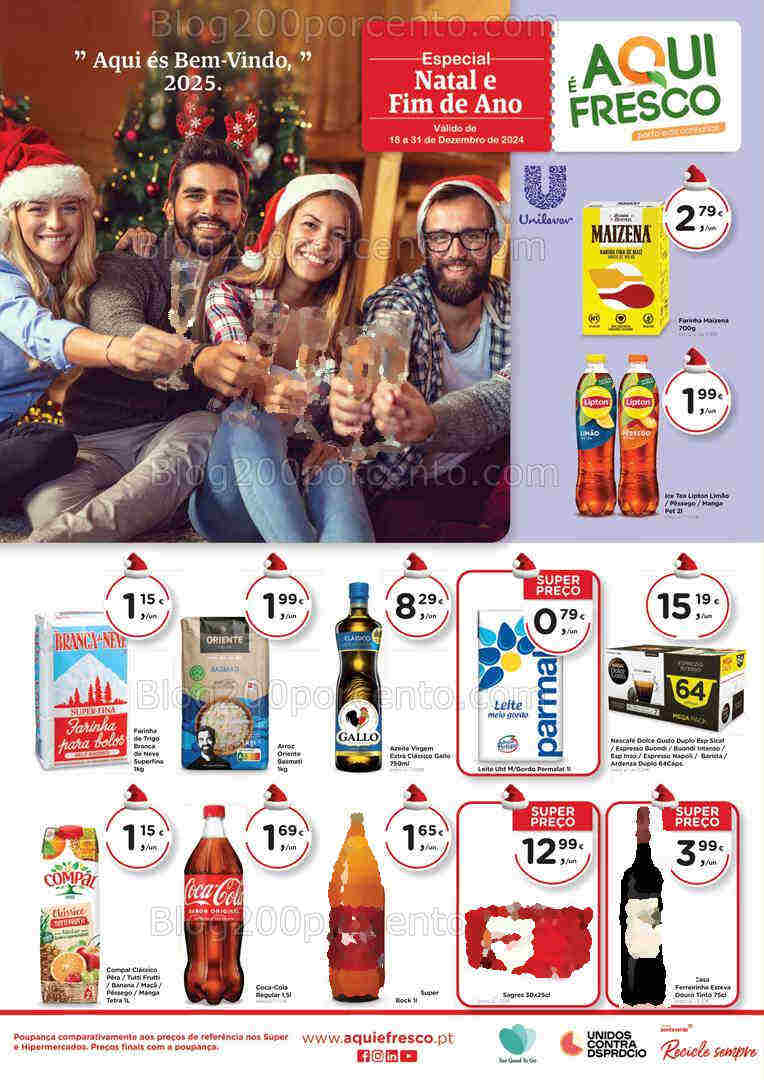 Antevisão Folheto AQUI É FRESCO Natal Promoções de 18 a 31 dezembro