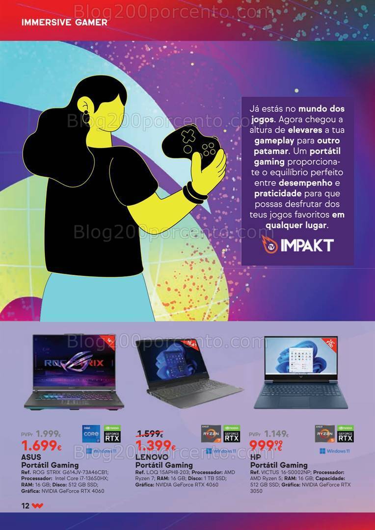 Antevisão Folheto WORTEN Gaming Promoções de 8 a 24 abril