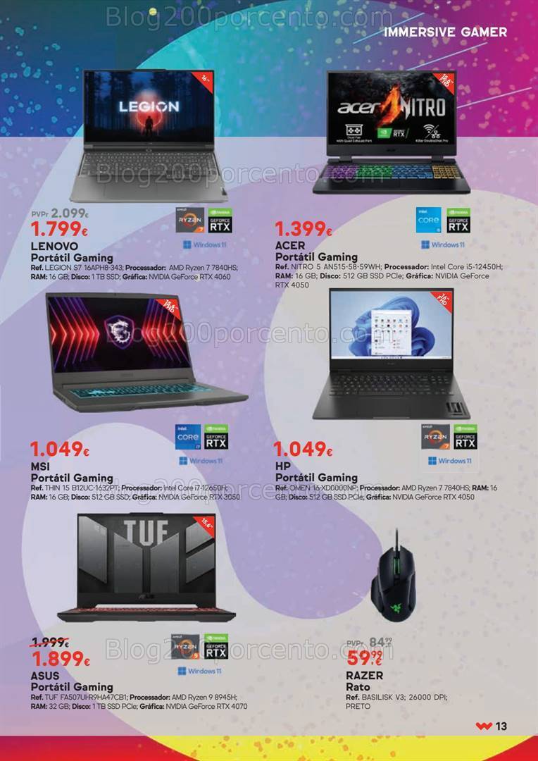 Antevisão Folheto WORTEN Gaming Promoções de 8 a 24 abril