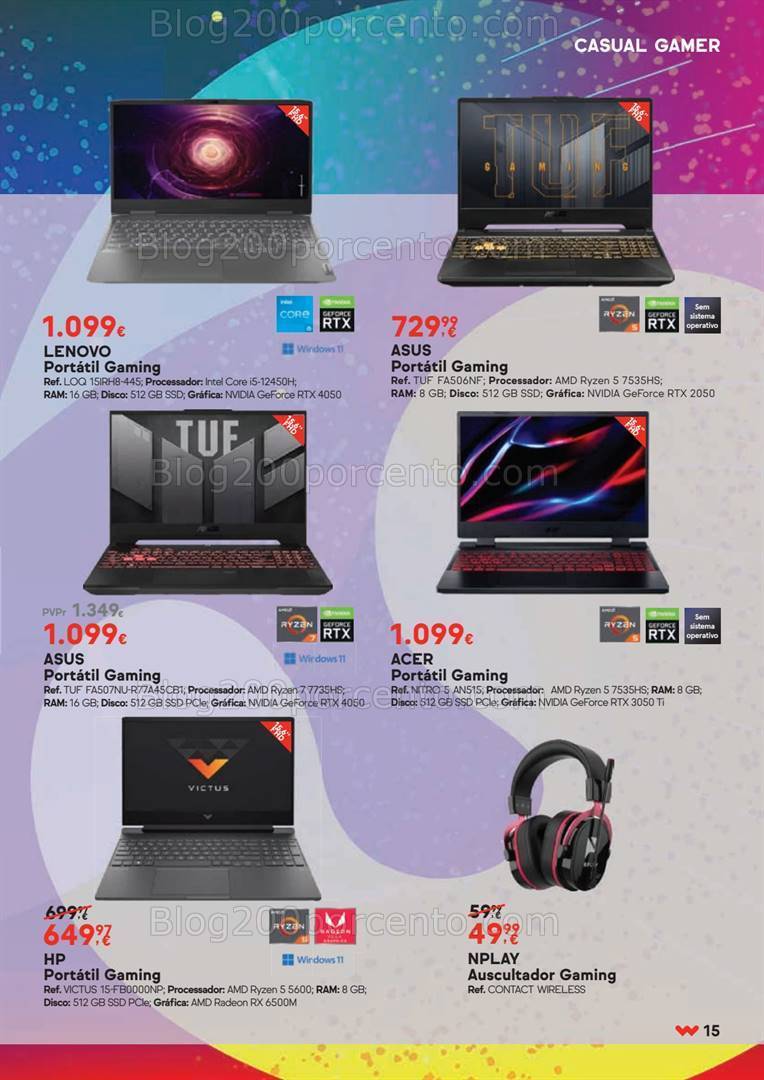 Antevisão Folheto WORTEN Gaming Promoções de 8 a 24 abril