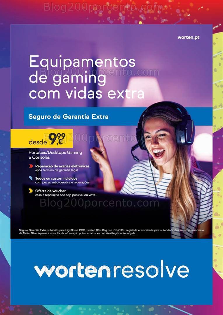 Antevisão Folheto WORTEN Gaming Promoções de 8 a 24 abril