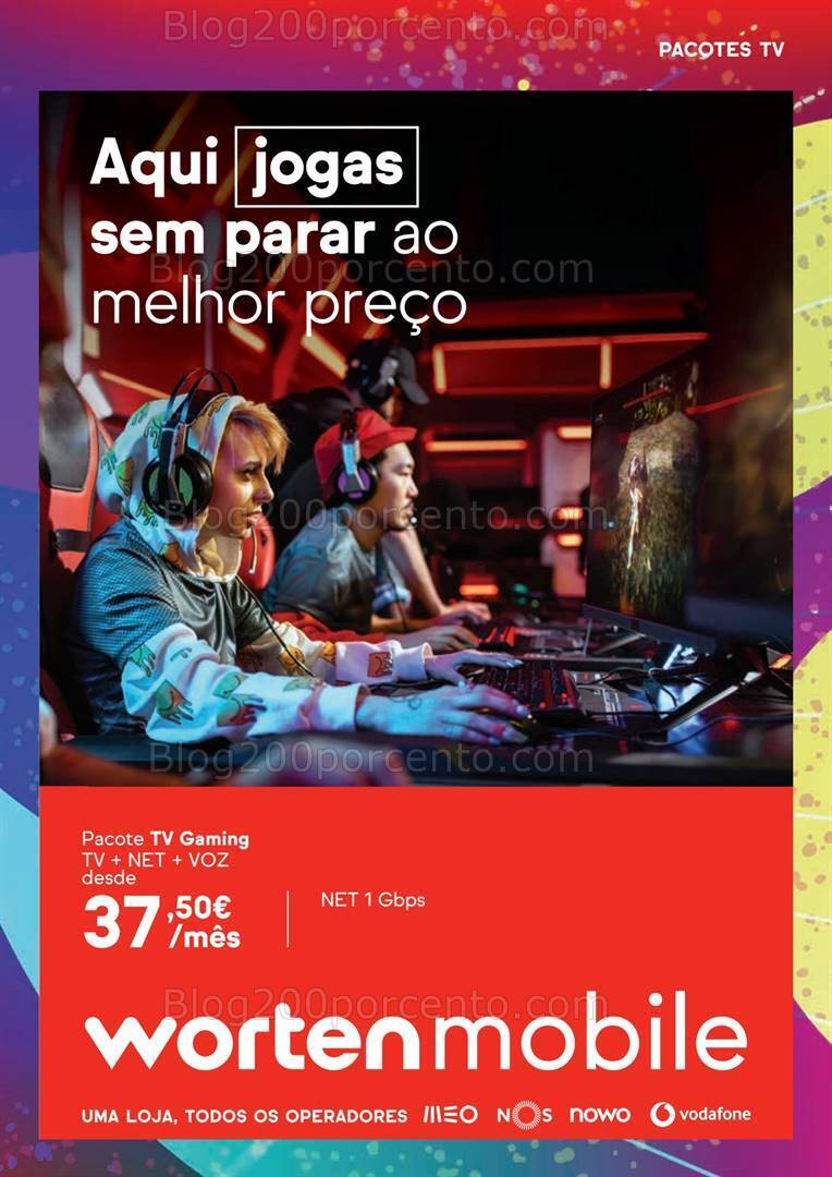 Antevisão Folheto WORTEN Gaming Promoções de 8 a 24 abril