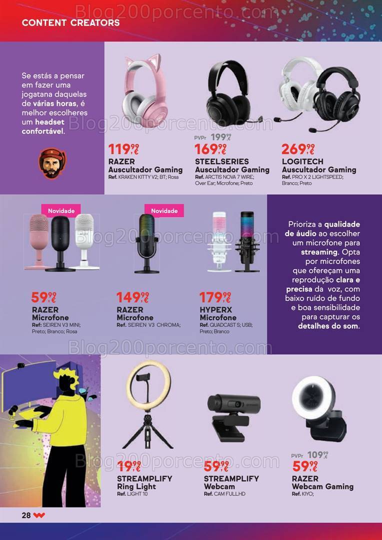 Antevisão Folheto WORTEN Gaming Promoções de 8 a 24 abril