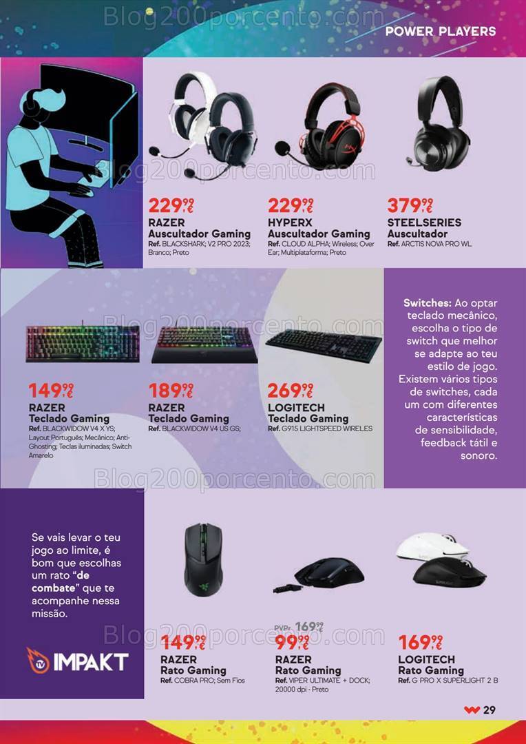 Antevisão Folheto WORTEN Gaming Promoções de 8 a 24 abril