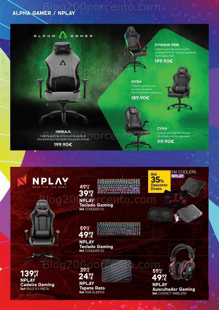 Antevisão Folheto WORTEN Gaming Promoções de 8 a 24 abril