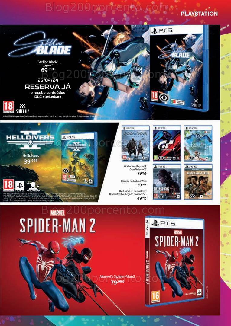 Antevisão Folheto WORTEN Gaming Promoções de 8 a 24 abril