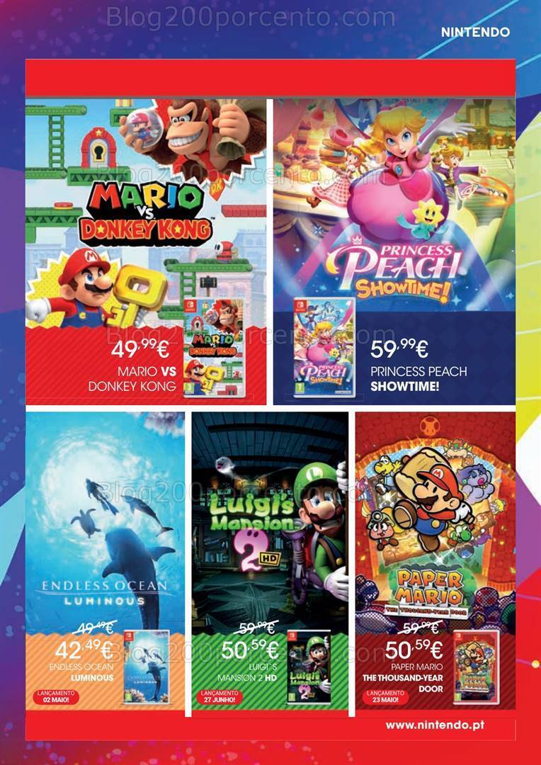 Antevisão Folheto WORTEN Gaming Promoções de 8 a 24 abril