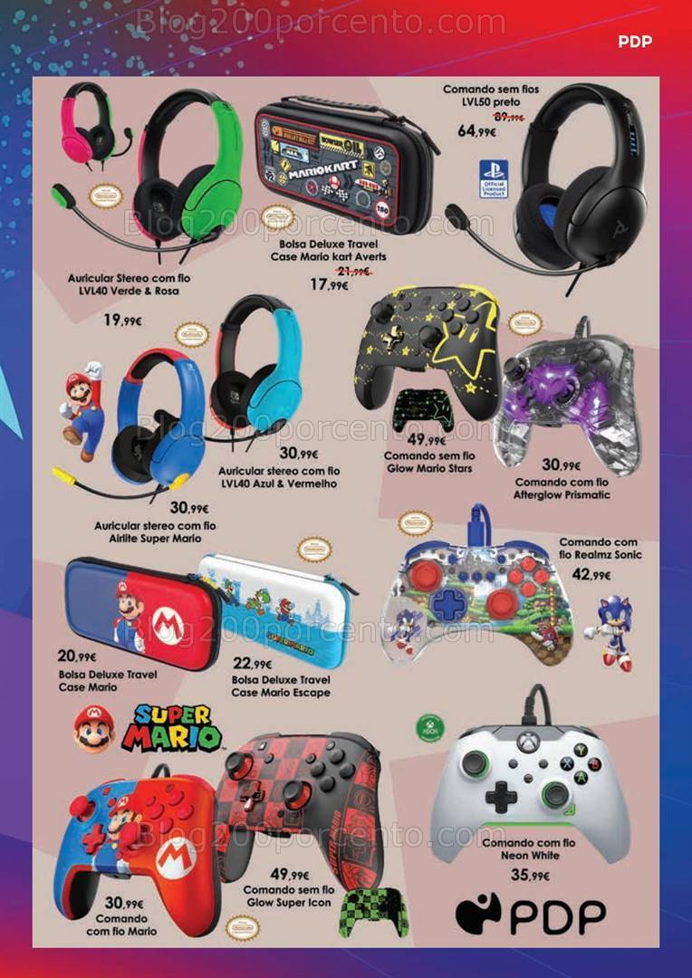 Antevisão Folheto WORTEN Gaming Promoções de 8 a 24 abril