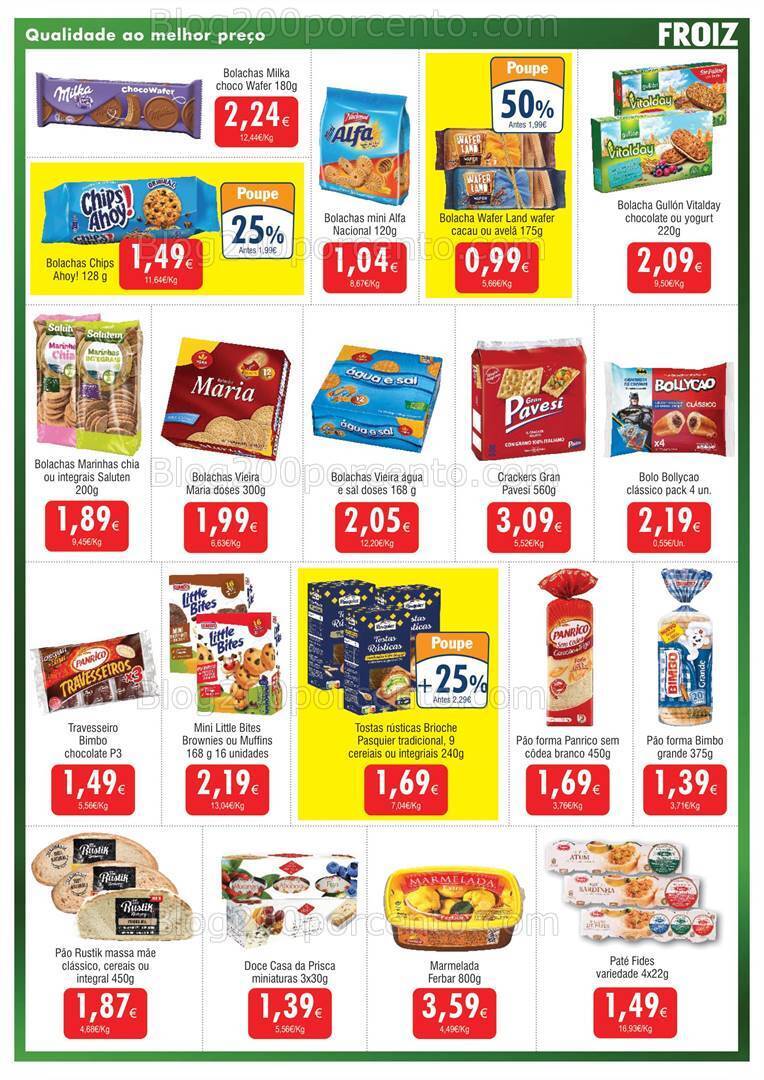 Antevisão Folheto FROIZ Promoções de 15 a 29 novembro