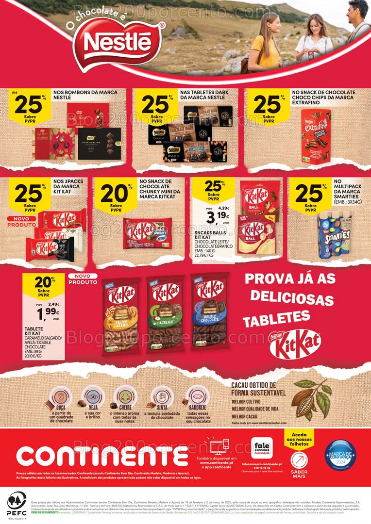 Antevisão Folheto CONTINENTE Sabores Intensos Promoções de 18 fevereiro a 2 março