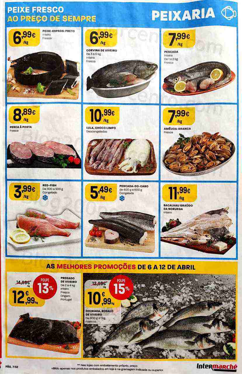 Antevisão Folheto INTERMARCHÉ Promoções de 6 a 12 abril