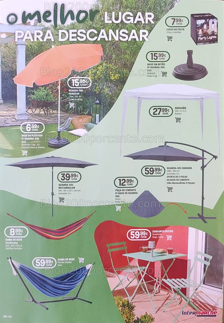Antevisão Folheto INTERMARCHÉ Ar Livre Promoções de 1 maio a 11 julho
