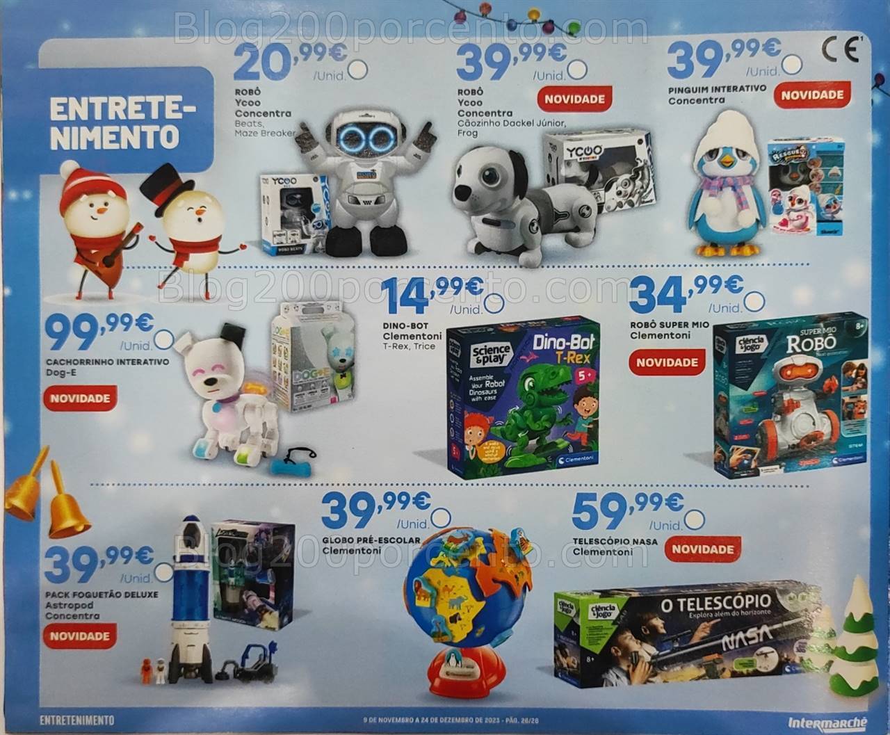 Antevisão Folheto INTERMARCHÉ Brinquedos de Natal - 9 novembro a 24 dezembro