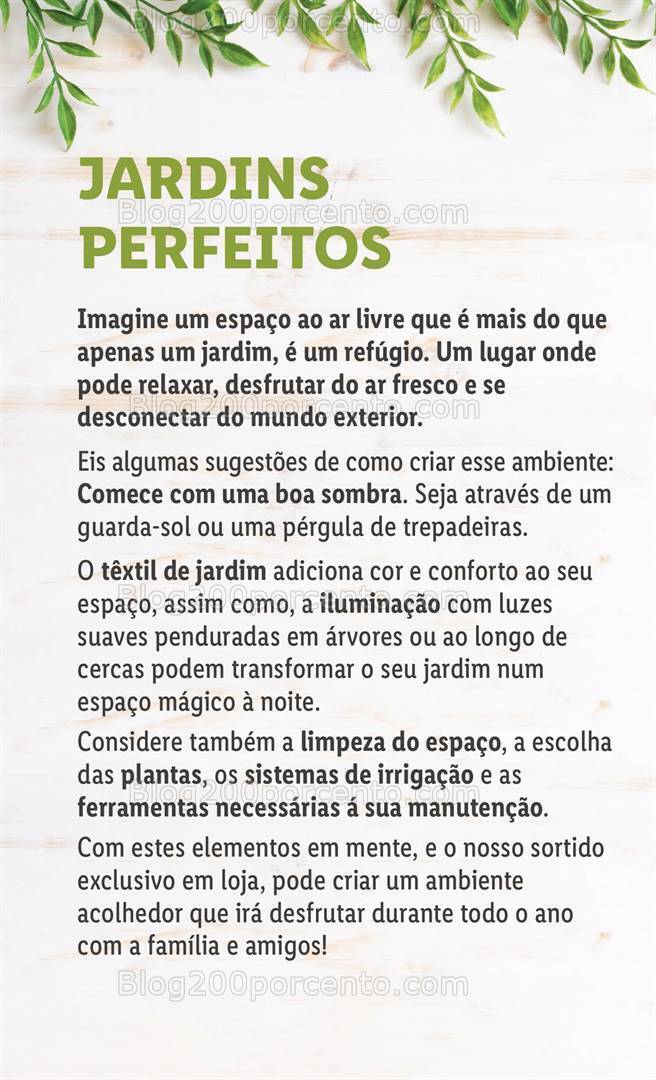 Antevisão Folheto LIDL Bazar Plantas Promoções a partir de 8 abril