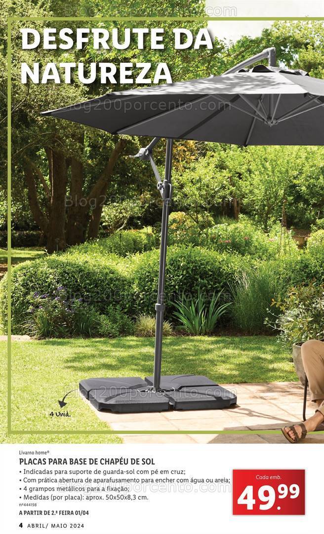 Antevisão Folheto LIDL Bazar Plantas Promoções a partir de 8 abril