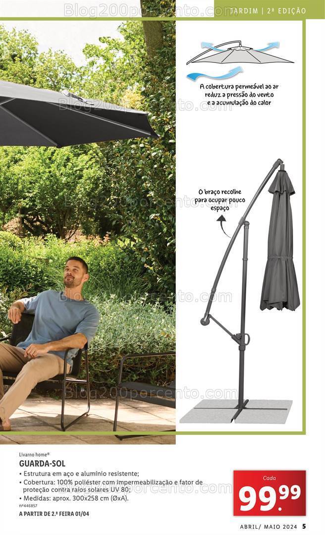 Antevisão Folheto LIDL Bazar Plantas Promoções a partir de 8 abril