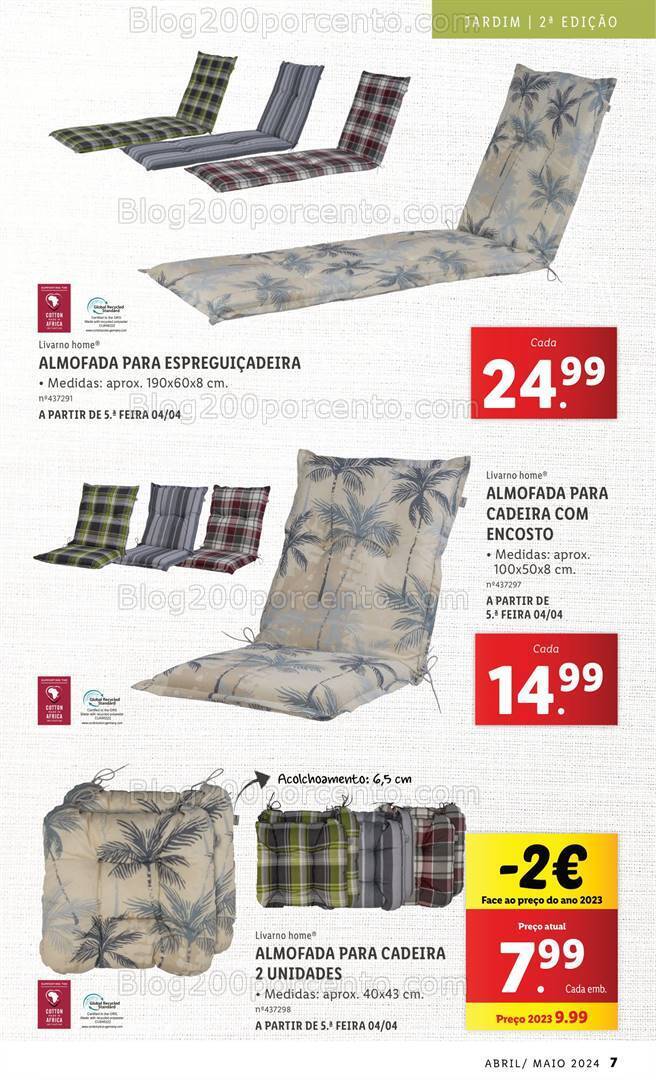 Antevisão Folheto LIDL Bazar Plantas Promoções a partir de 8 abril