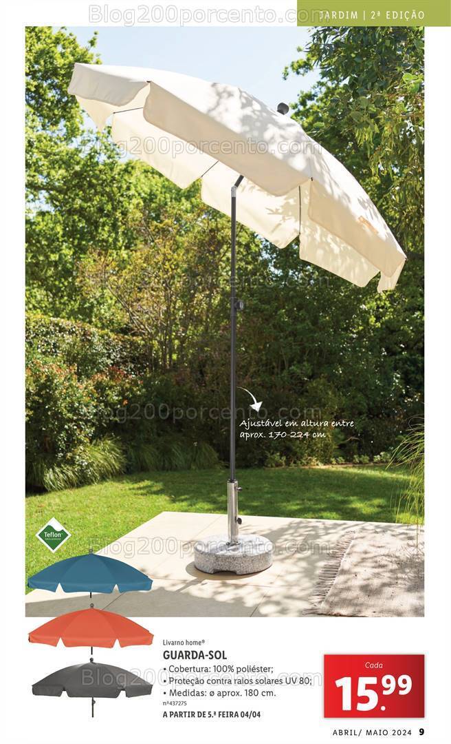 Antevisão Folheto LIDL Bazar Plantas Promoções a partir de 8 abril