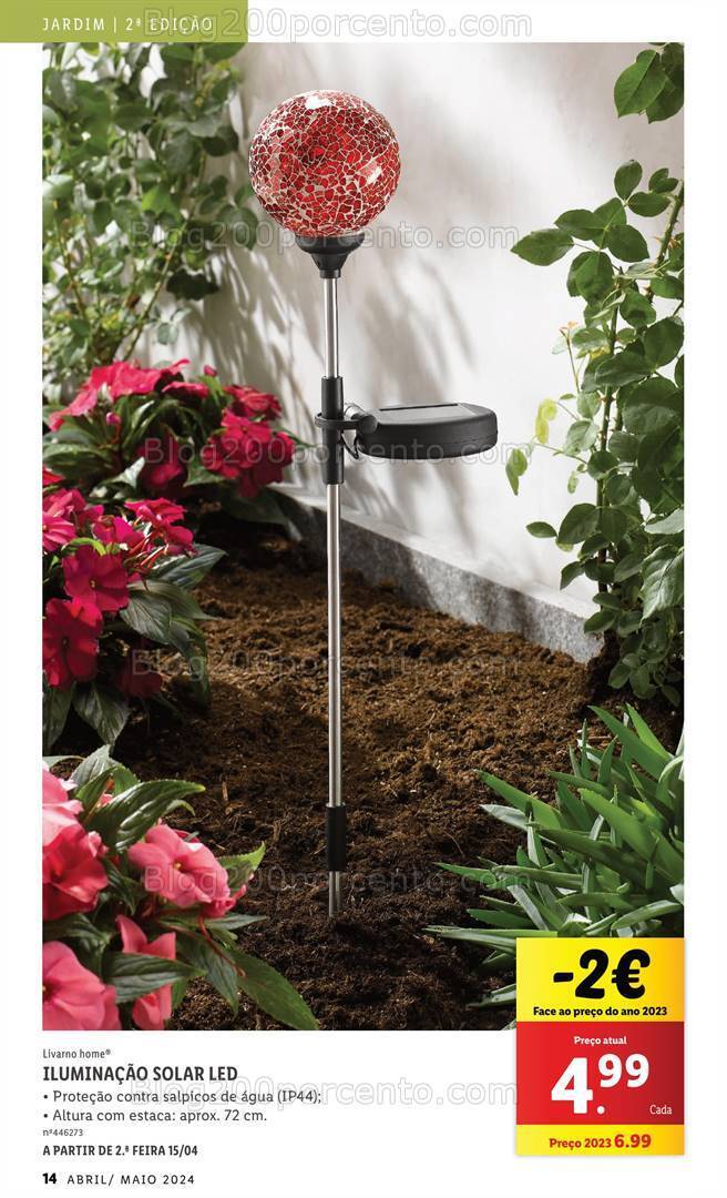 Antevisão Folheto LIDL Bazar Iluminação e Decoração Promoções até 24 maio