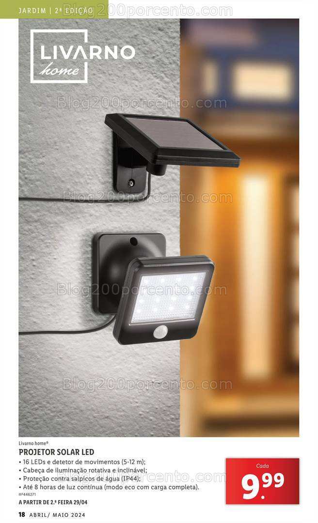 Antevisão Folheto LIDL Bazar Iluminação e Decoração Promoções até 24 maio