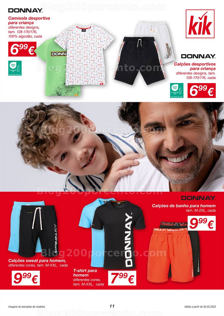Antevisão Folheto KIK Promoções a partir de 5 maio vestuário