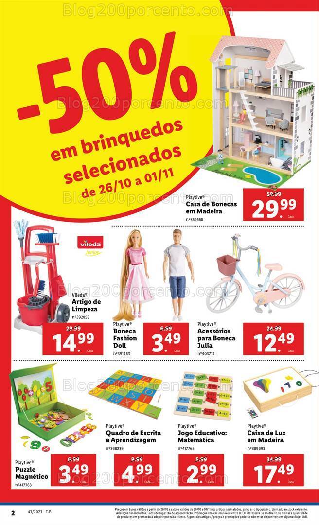 Antevisão Folheto LIDL Promoções de 26 outubro a 1 novembro