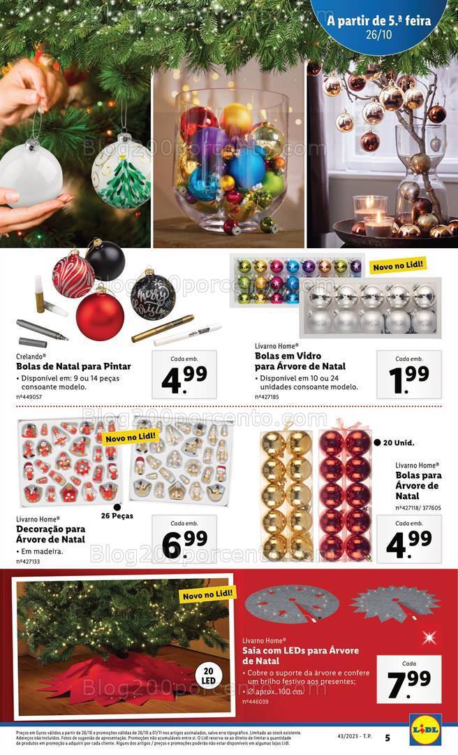 Antevisão Folheto LIDL Promoções de 26 outubro a 1 novembro