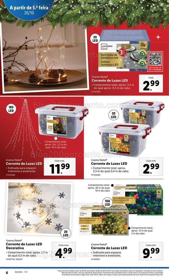 Antevisão Folheto LIDL Promoções de 26 outubro a 1 novembro