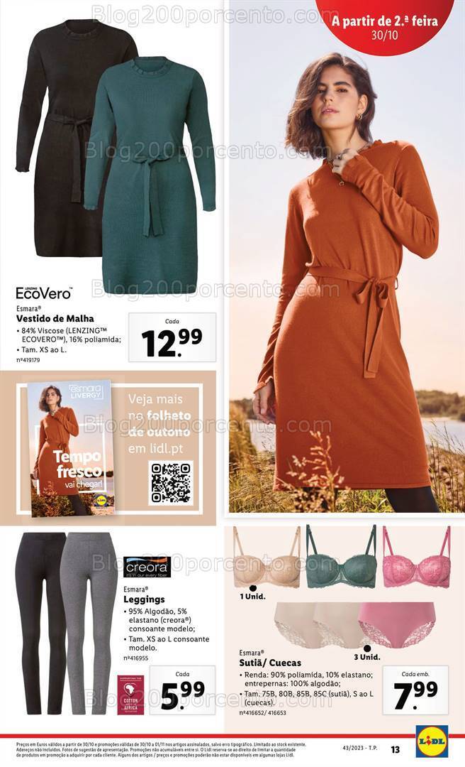 Antevisão Folheto LIDL Promoções de 26 outubro a 1 novembro